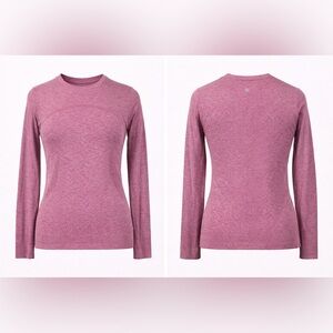 lululemon athletica Women’s Long Sleeve - Dusty Rose Heather